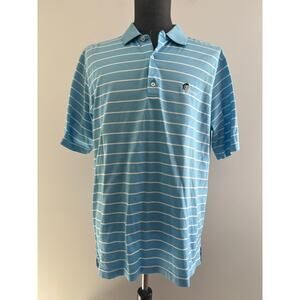 Fairway & Greene Abenaqui Country Club Rye, NH Golf Polo Shirt Blue Medium JJ